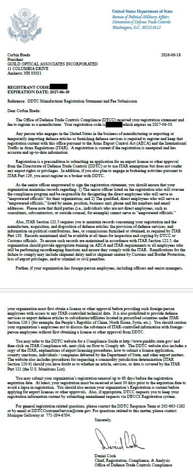 2026 ITAR